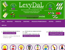 Tablet Screenshot of levydal.com